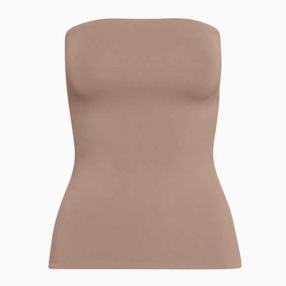 Babaton Tops - Artizia Babaton Top Contour Hip Tube Top Deep Taupe Neutral Summer Festival Top